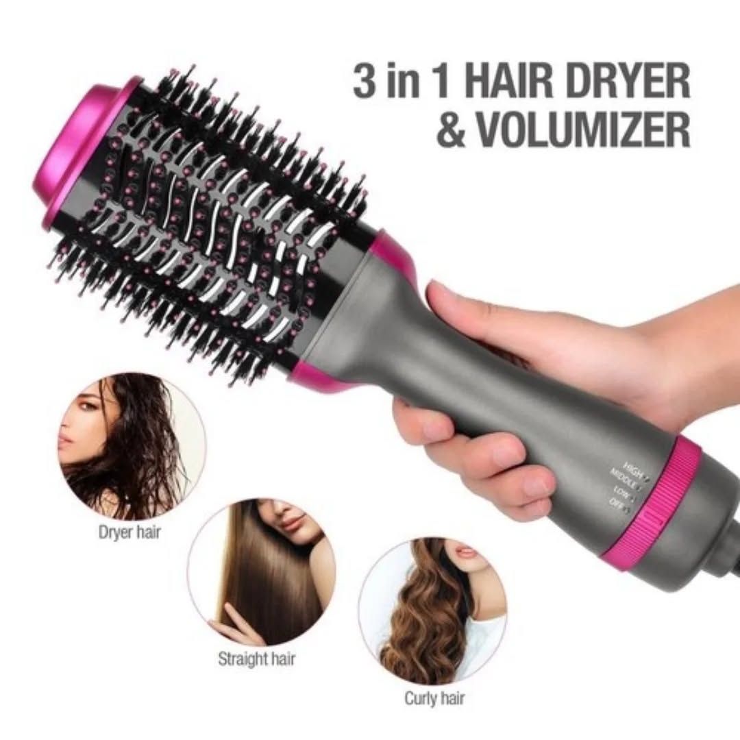 SP Dealz Hair Dryer Brush 3-in-1 Hot Air Brush Hair Brush